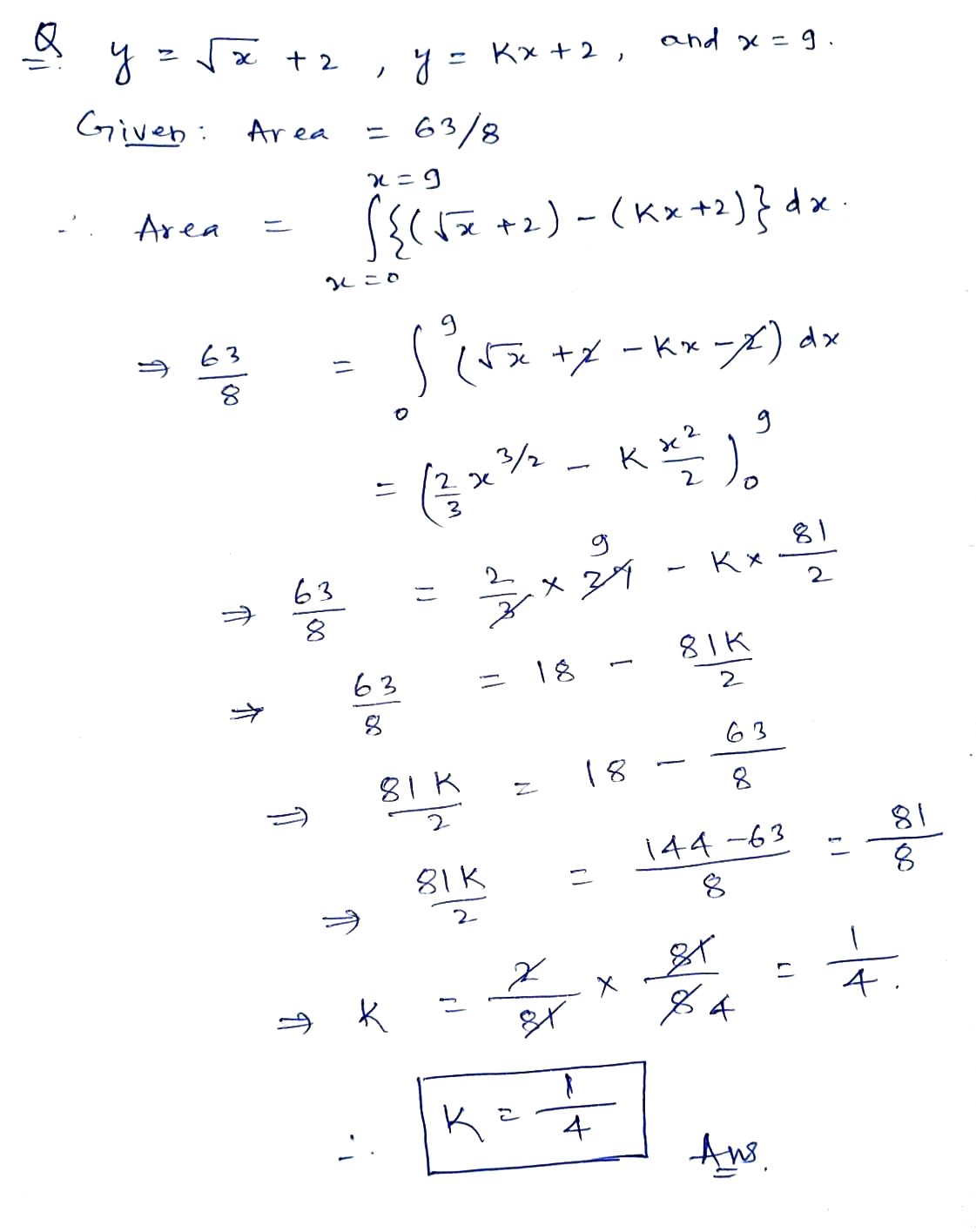 Calculus homework question answer, step 2, image 1